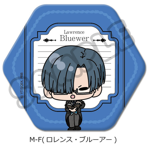 『黒執事 -寄宿学校編-』六角形缶バッジ M-F ロレンス・ブルーアー